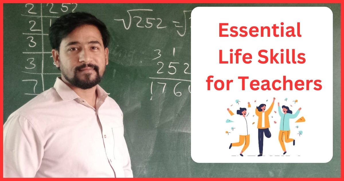 A teacher is teaching in the classroom