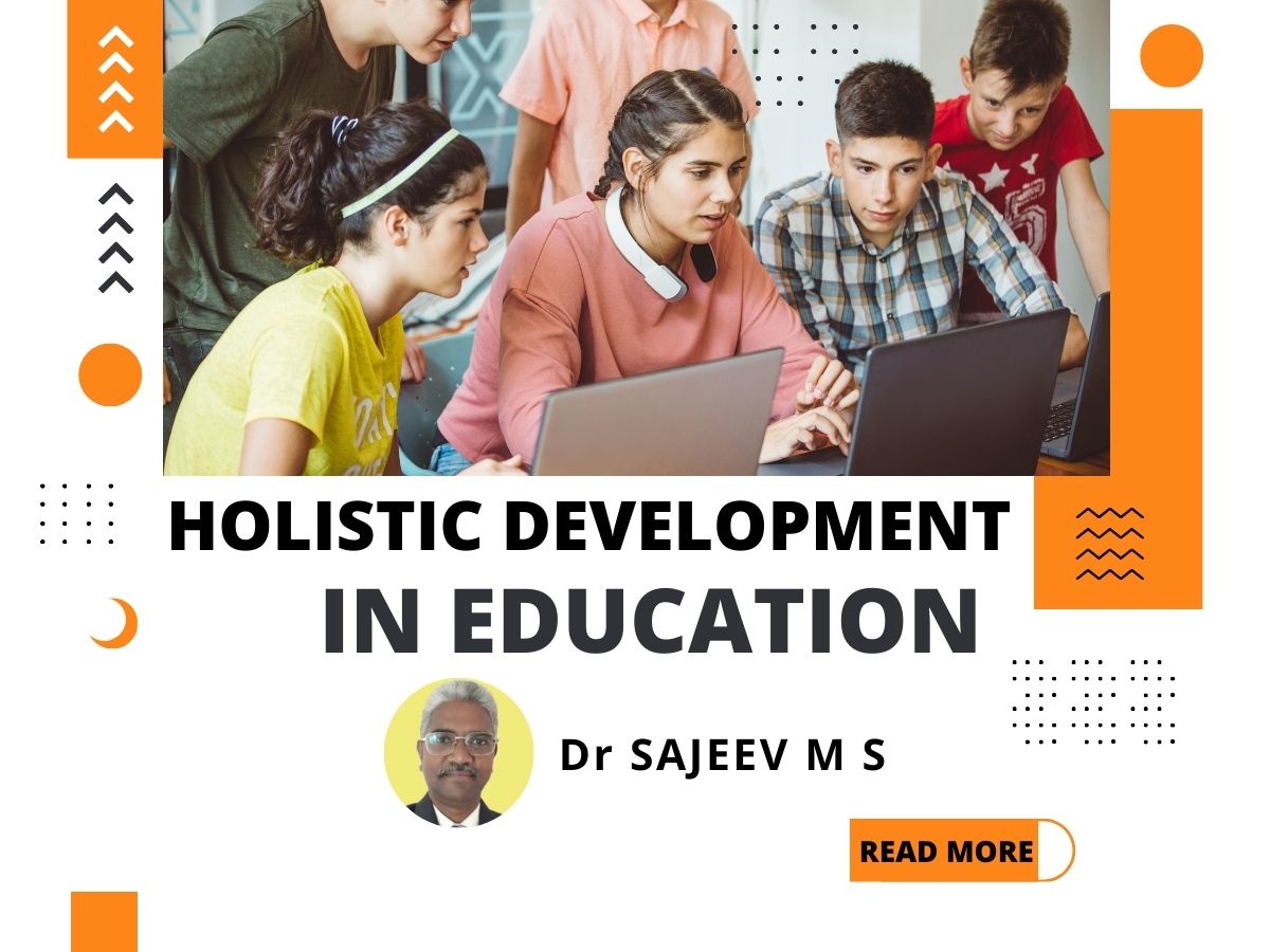 A flyer shows holistic development in education