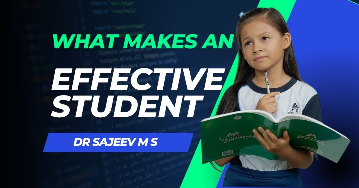 An image of an effective student