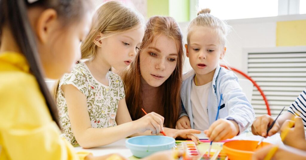 An image of special educators are doing some work.