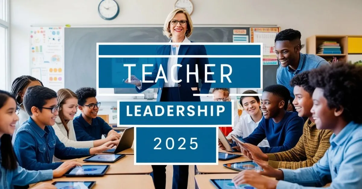 A flyer of teacher leadership fro 2025