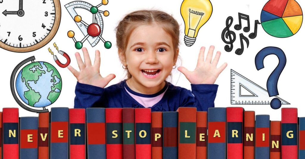 An image of a girl.This image shows the critical thinking for students