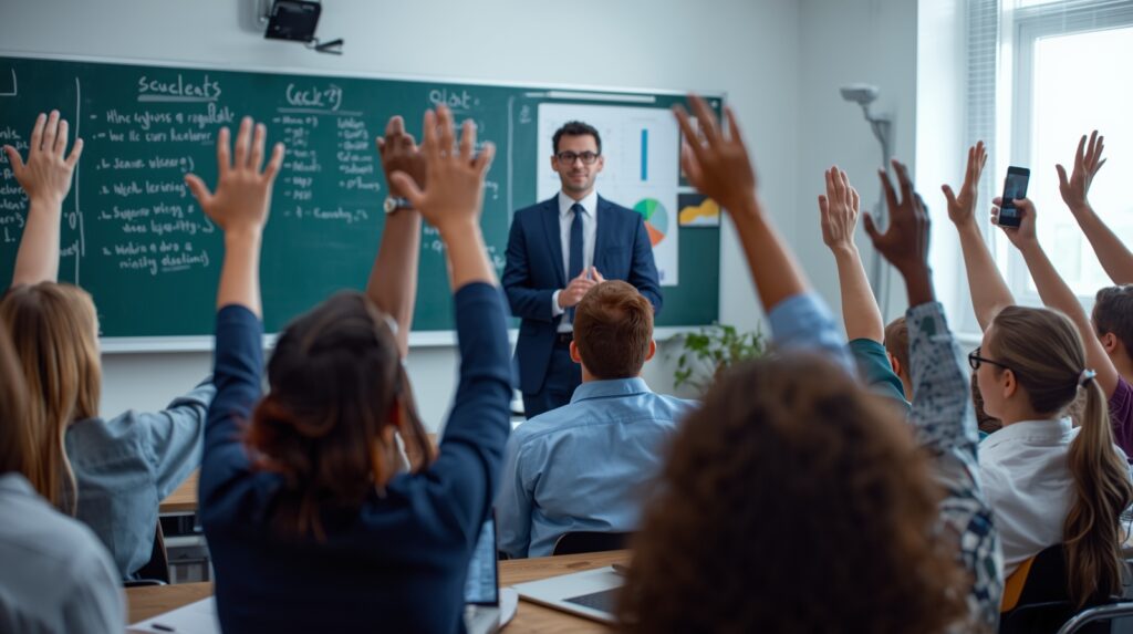 Ways to improve student engagement in classrooms,
Challenges of teaching in the digital age,
Strategies for managing diverse learners in class