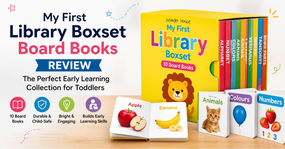 My First Library: Boxset of 10 Board Books for Kids