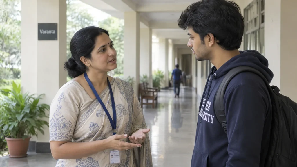 Teacher understanding a child's behaviour before correcting them